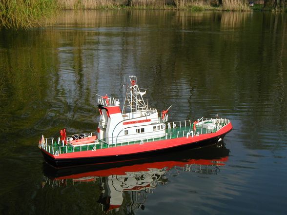 Löschkreuzer Weser auf dem Südsee